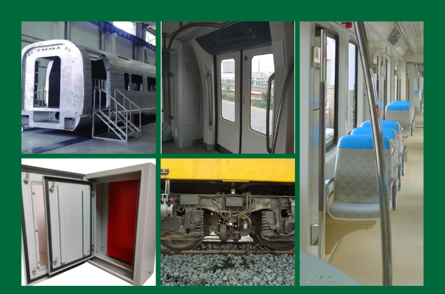 Applications of Sheet Metal in Railways